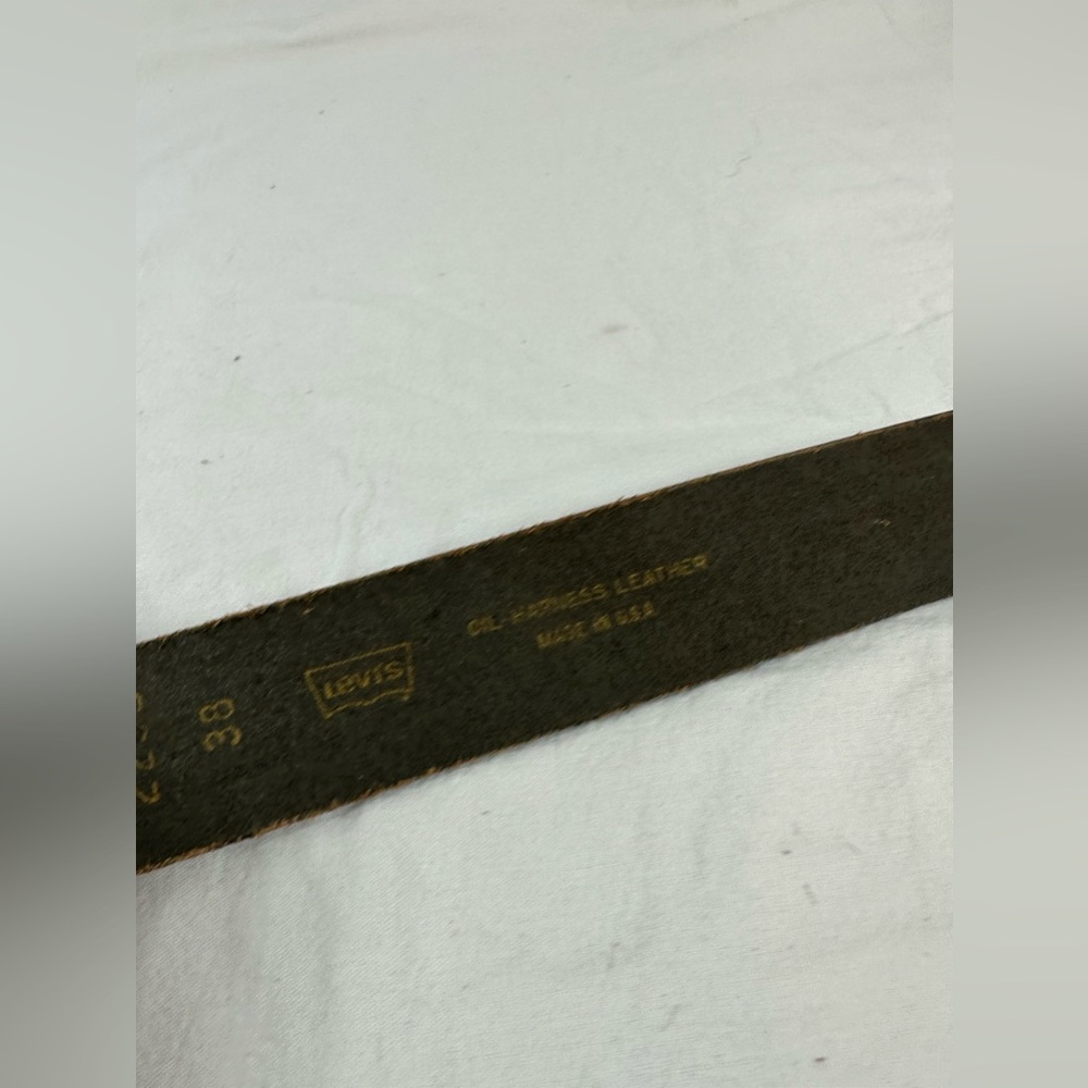 Vintage Bergamot Brass Works 1981 Rodeo cowboys belt buckle and black belt  38 - Picture 7 of 11